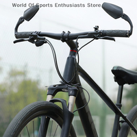 1/2Pcs Bicycle Handlebar Rear View Mirror Mountain Bike Wide Range Back Sight Reflector Adjustable Bike Mirror