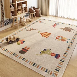 Children Room Large Area Carpet Living Room Study Toy Reading Area Baby Crawling Carpets Play Stain Resistant Anti Slip Rug