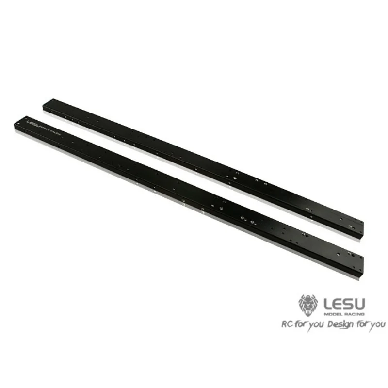 

1/14 RC Truck 455MM Long 6X4 Chassis Frame Rails LESU L-110 For 1/14 RC Tractor Truck Accessories Upgrade Parts
