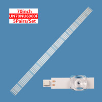 LED backlight Samsung 70RU N70NU6900F LM41-00824A/827A LM41-00825A/828A for 70inch TV led strips LM41-00824A 10pcs/set