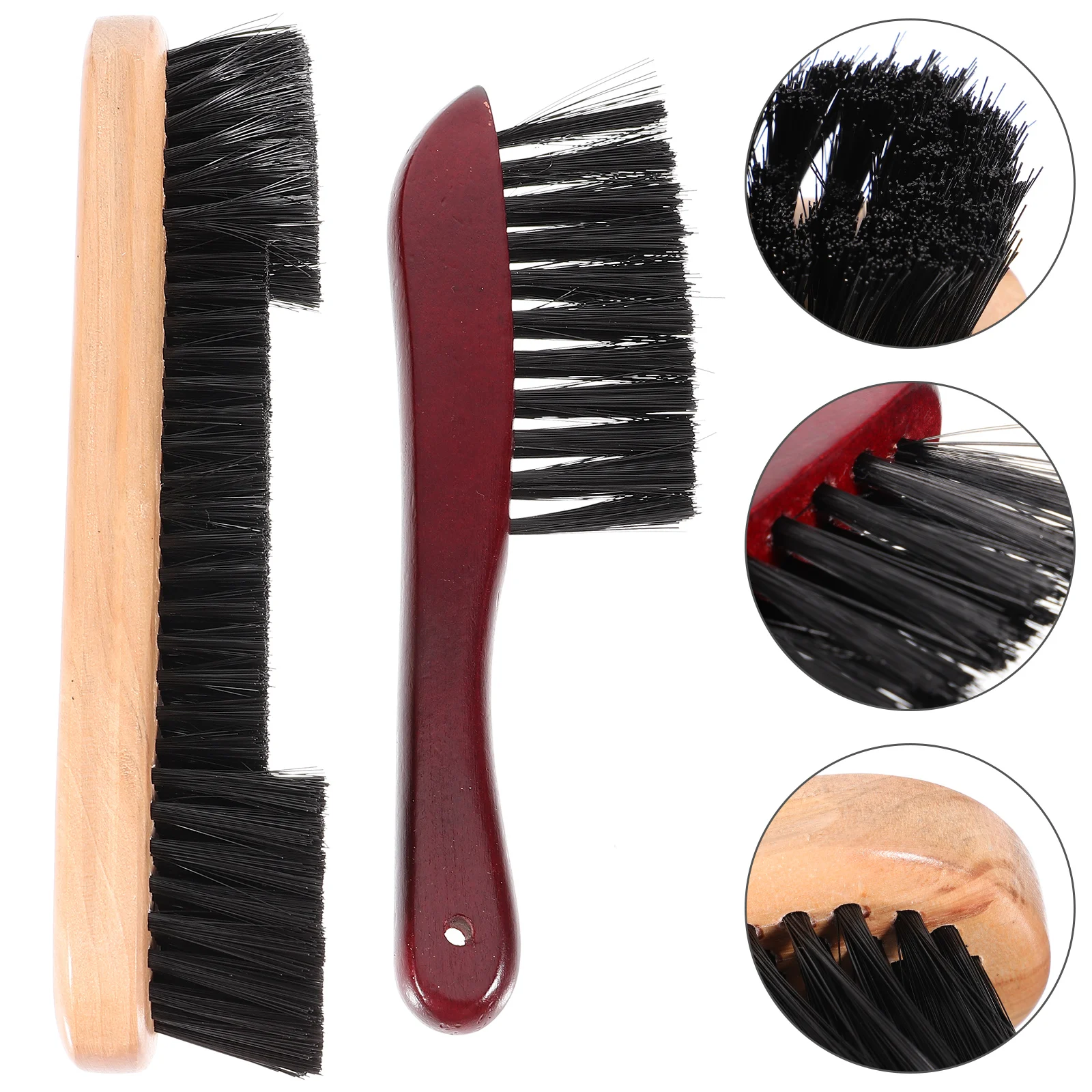 

2pcs Pool Table Clean Brush Set For Billiards Horsehair Cleaning Tool Wood Handle Brush Kit Accessories Supply Necessity Club