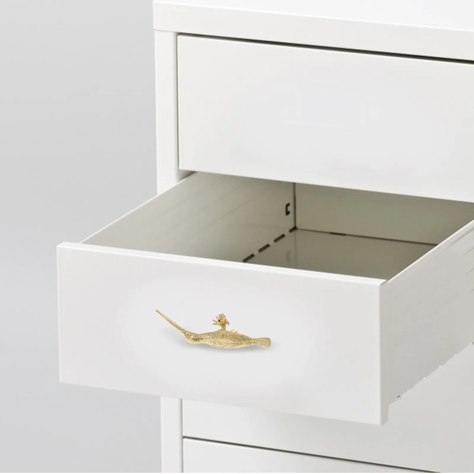 

Brass Bird Drawer Pulls Vintage Style Cabinet Handles Decorative Door Knobs for Wardrobe Furniture Hardware Drawer Pulls