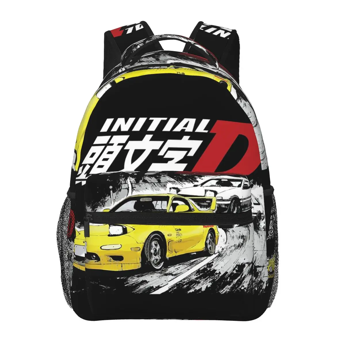 

DM RX-7 Drift Initial D Anime Student Backpack School Bag Hiking Travel Daypack for Boys Girls Fashion Bookbag Shoulder Bags