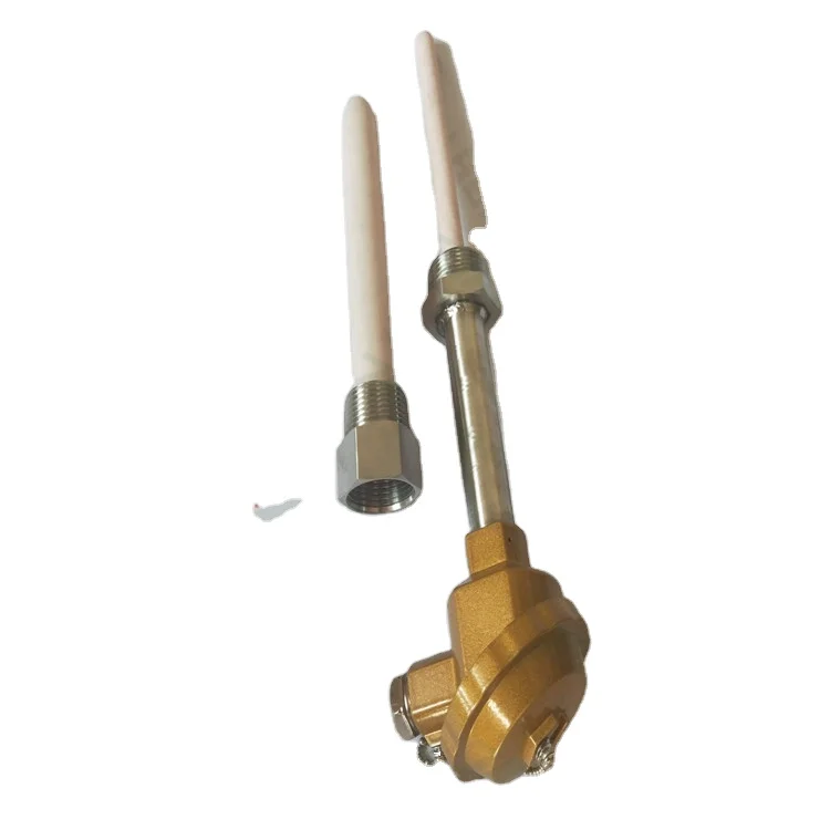 Applicable to Ptrh10-pt WRP S B R Type Platinum Rhodium Thermocouple with Ceramic Tube in 500mm and Metal Tube 150mm