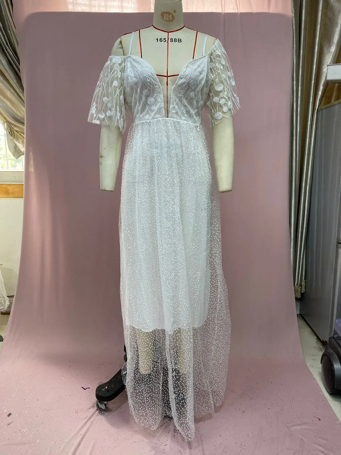 Off The Shoulder Boho Suknia ślubna dla kobiet 2025 Bride A Line Chic Bohemian Bridal Beach Gown Robes S-XXL Size