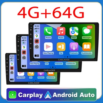 4G 64G รถเล่น Android วิทยุมัลติมีเดีย 7 9 10 นิ้ว CarPlay Android Auto 2 din วิทยุสเตอริโอเครื่องเล่น 2DIN GPS 4 Core