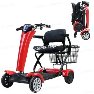 بطارية رخيصة قابلة للإزالة للمعاقين أربع عجلات خفيفة الوزن قابلة للطي دراجات بخارية كهربائية 4 عجلات للمعاقين أفضل 8 دراجات كهربائية مستعملة مبيعا للبيع - No3