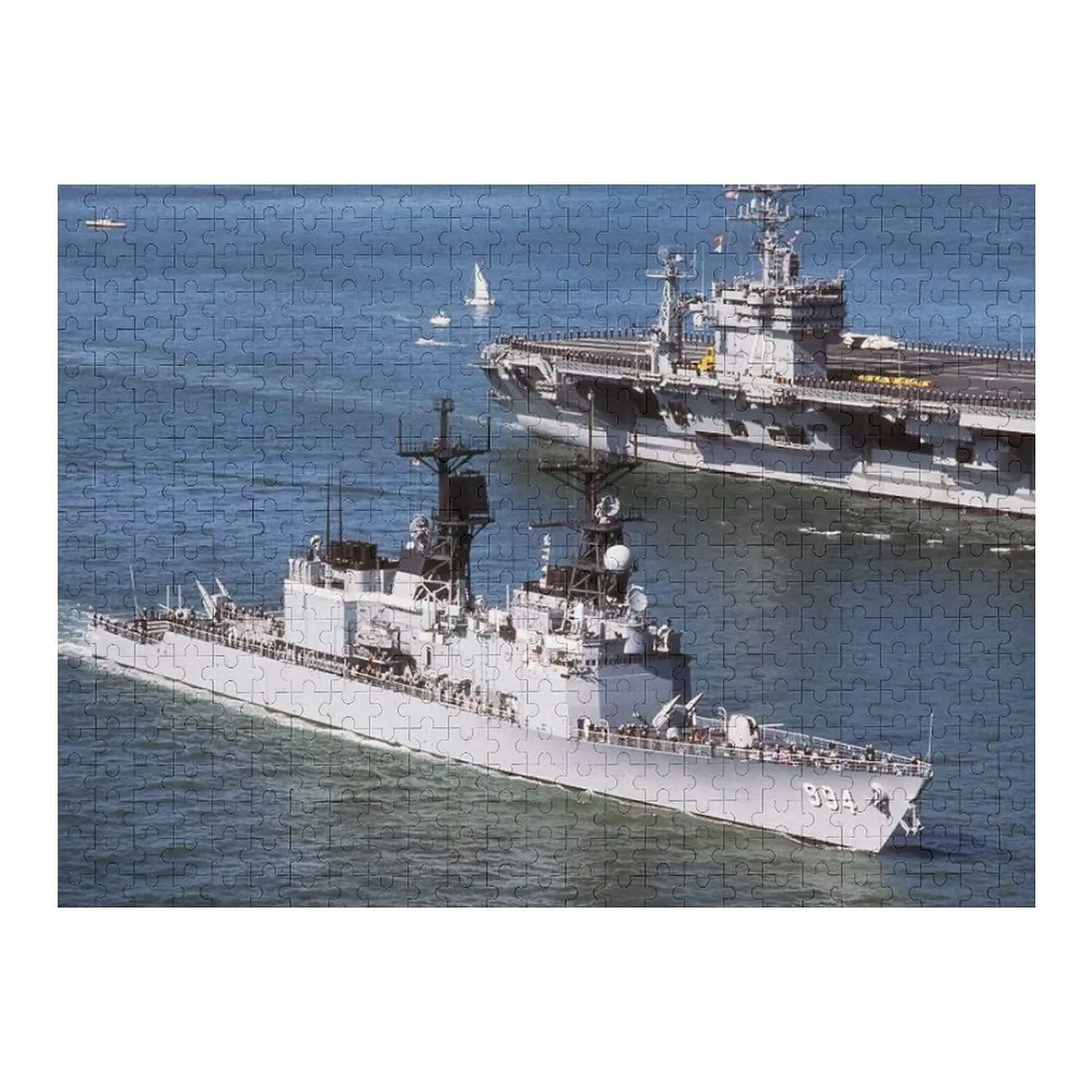 

USS CALLAGHAN (DDG-94) SHIP'S STORE Jigsaw Puzzle Customized Photo Personalized Name Puzzle