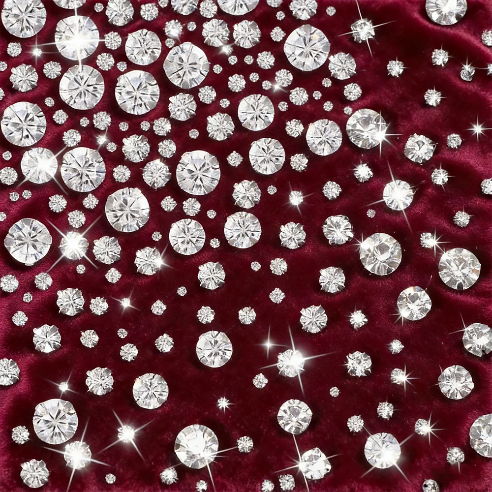 Image of 600 Stück aufnähbare Strass-Steine, aufnähbare Kristallsteine mit flacher Rückseite und silberner Klammer für Schmuck, Bastelarbeiten, Kleidung, Schuhe, Kostüme, Bekleidung.