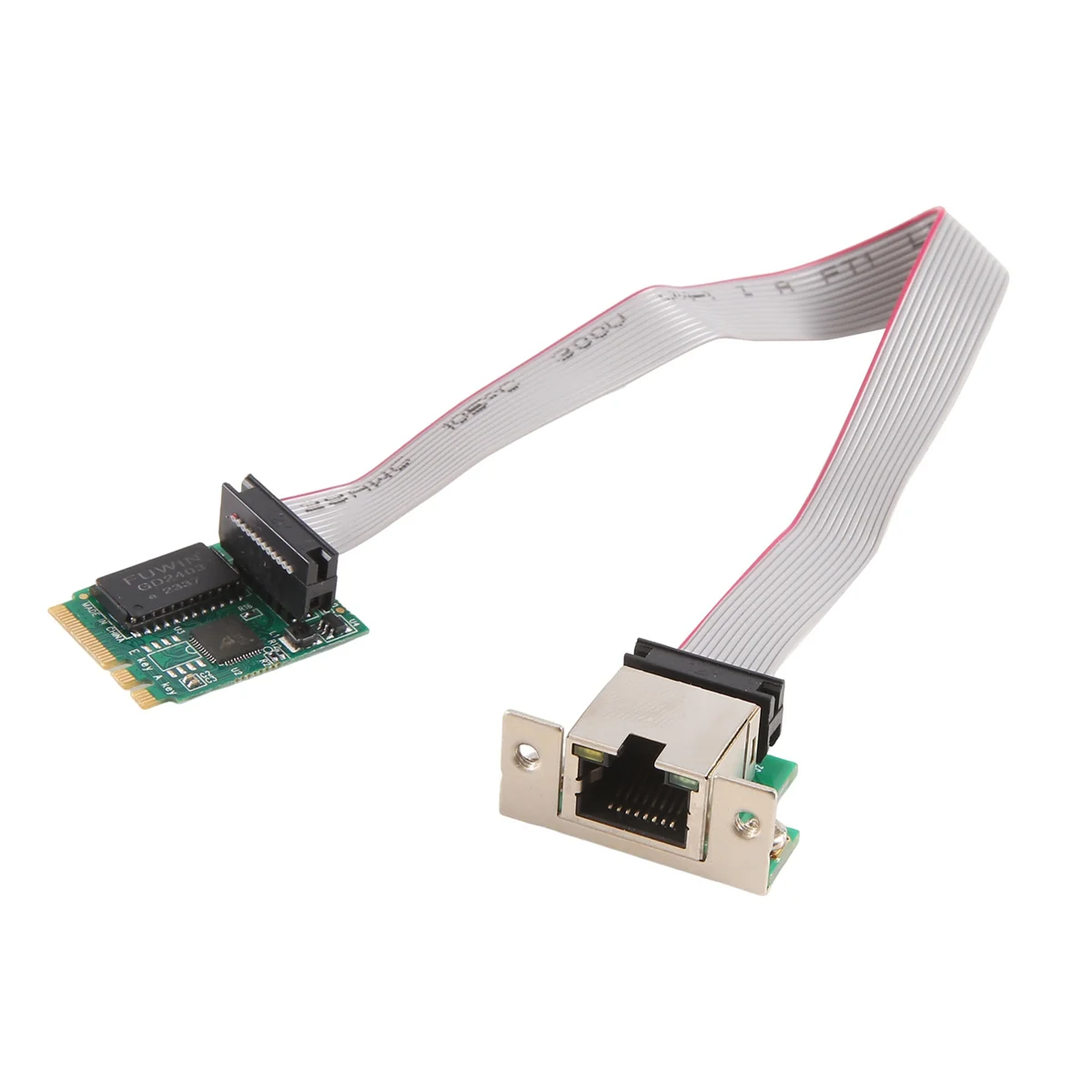 N87R M.2 A + E KEY 2.5G Ethernet LAN Cartão RTL8125B Placa de rede de controle industrial M.2 Gigabit Ethernet Placa de rede