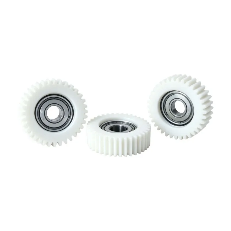 AAAN-For E-Bike Hub Motor Replacement- 36T Nylon Gear(38Mm Diameter, 12Mm Thickness), Includes 608 Bearing& Snap Ring, 36 Teeth