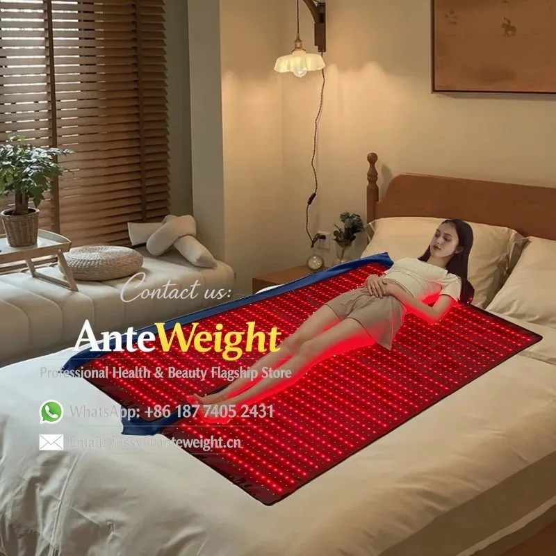 

2026 New 660nm 850nm Custom Full Body Red Light Therapy 1800 LEDs Triple Chip Infrared LED Red Light Therapy Sleeping Bag