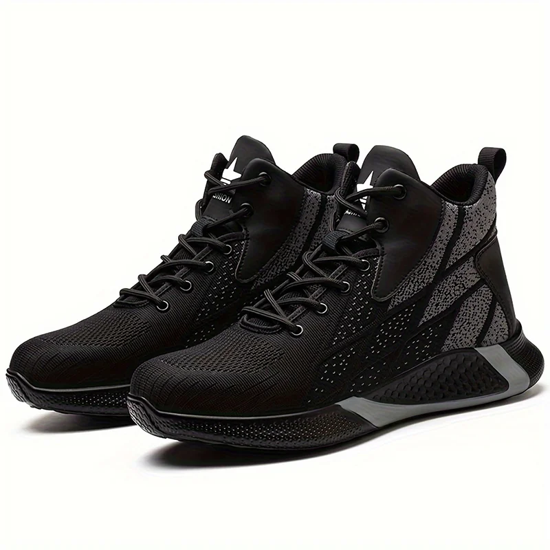 Stahlkappe Sicherheitsschuhe Herren Arbeitsschuhe Turnschuhe Leichte Anti-Smash Anti-Punktion Sicherheitsschuhe Herren Unzerstörbare Bergbaustiefel – Detail 14