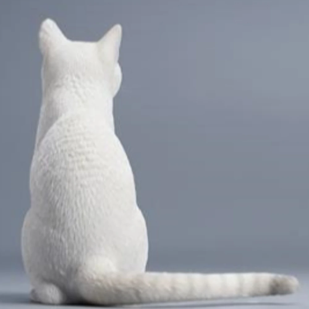 HiPlay JXK Cat Thumb Up Cat Expertly Hand-Painted Lifelike Safe Resin 1:6 Animal Figurine