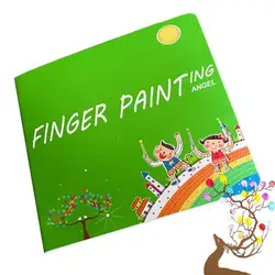 Creativity Finger Painting Set Drawing Coloring Books for Kids Montessori Learning Education Doodle Book Handmade Drawing Toys