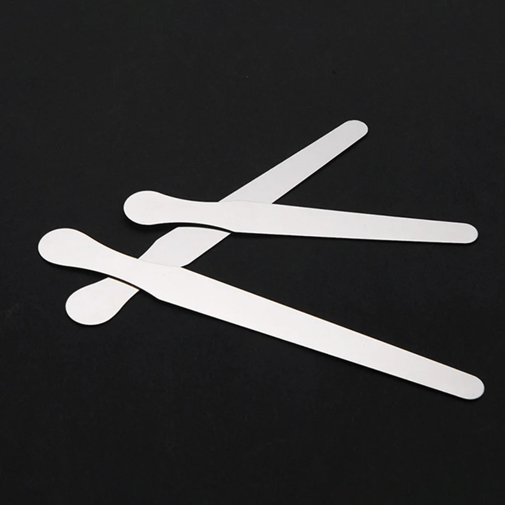 

12Pcs Reusable Tongue Depressor Stainless Steel No Burrs Easy Clean Inspection Tools for Clinic Tongue Depressor