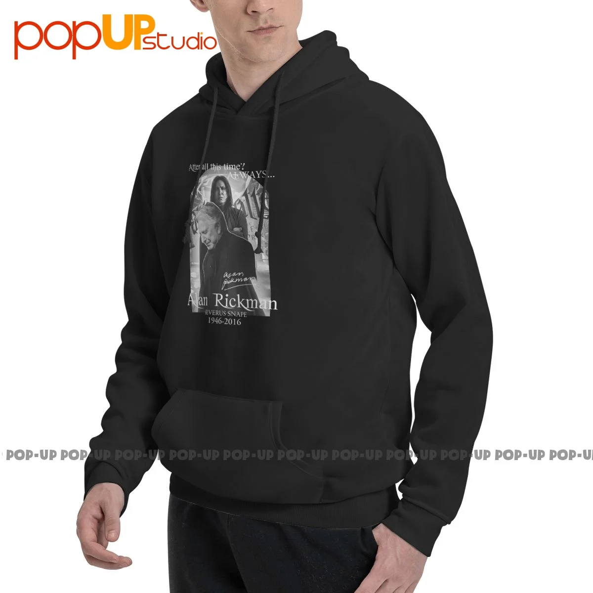 Después de todo este tiempo, Sudadera con capucha de siempre Alan Rickman, Severus Snape, 1946, 2016, ropa de calle de diseño