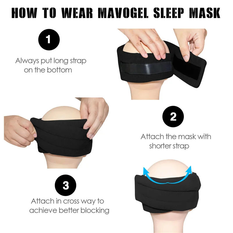 Pure Cotton Silk Sleep Mask Blindfold Eye Cover Eye Patch Women Men Soft Portable Blindfold Travel Eyepatch Sleeping Eye Mask