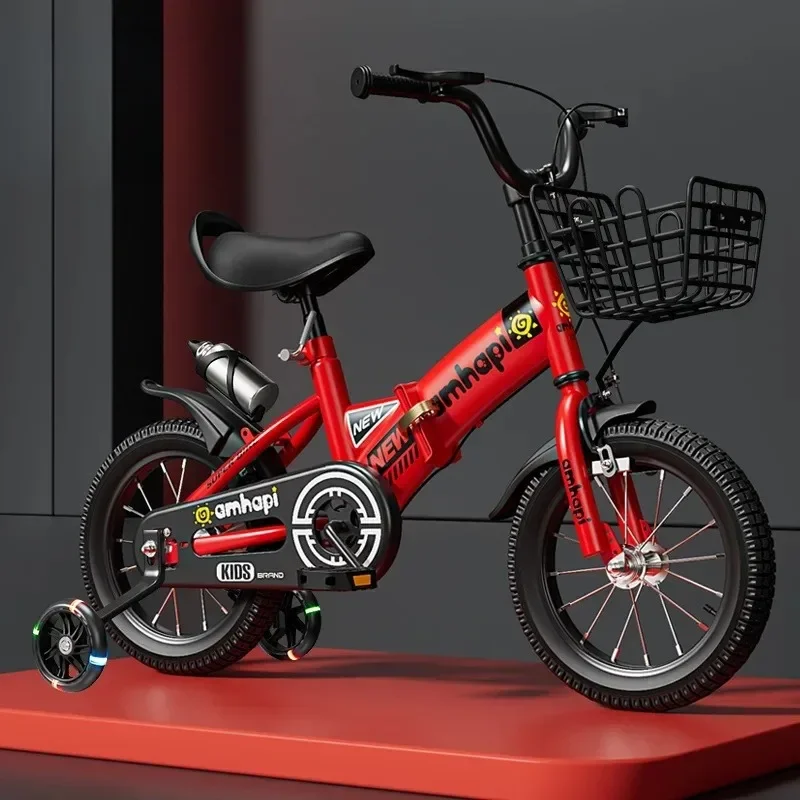 Bicicleta plegable para niños de 16 pulgadas, bicicleta de juguete portátil para niños de 2 a 8 años, vehículo con ruedas de entrenamiento para aprender a andar