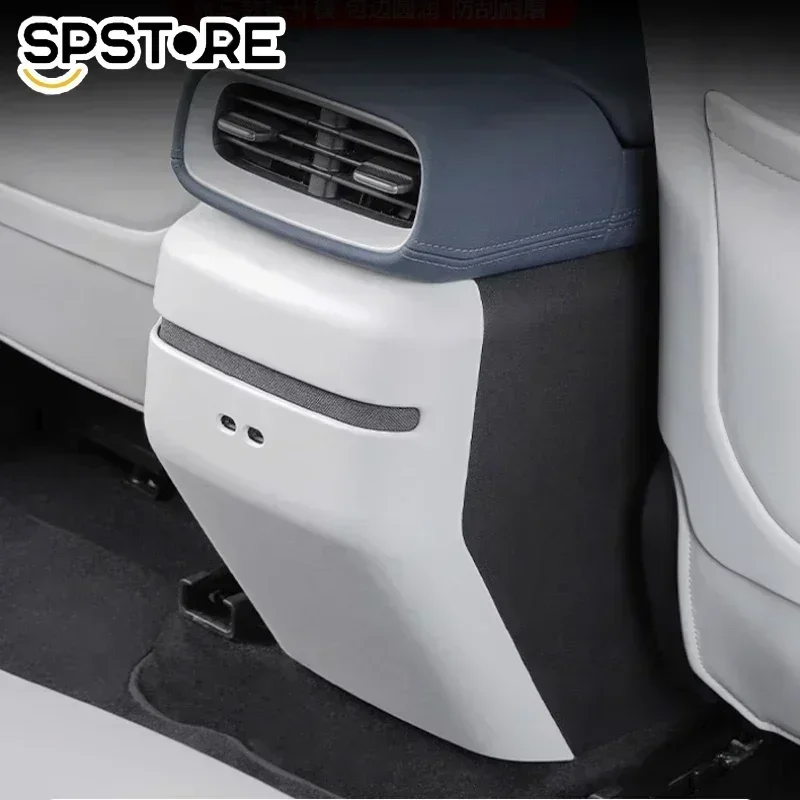 

For Xpeng G6 Rear Anti-kick Pad Car Interior Modification Armrest Box Anti-kick Plate Protective Cover Auto Refit Accessories