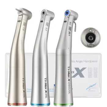 NSK Przycisk 1:5 Dental Contra Angle Handpiece Zwiększ prędkość Handpiece Mini Head Ti Max X95L Wewnętrzny spray wodny Czerwony pierścień