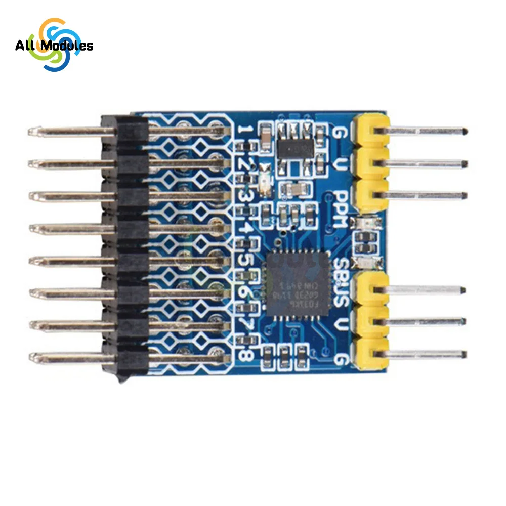 SPP-SBUS PPM PWM Performance Signal Convertor Adapter Switch 3.3-20V Module Interchang for DIY RC Receiver Drone Multirotor