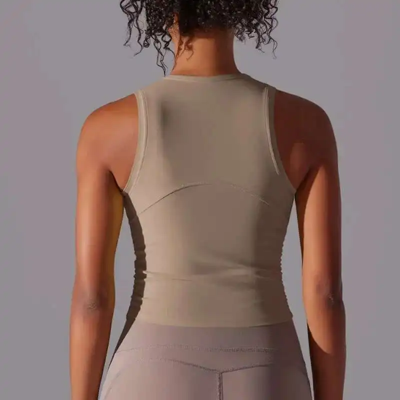 

Women's Padded Sports Bra Yoga Clothing Pilates Tops Vest Padding Workout Women Sporty Tank Top Running Best