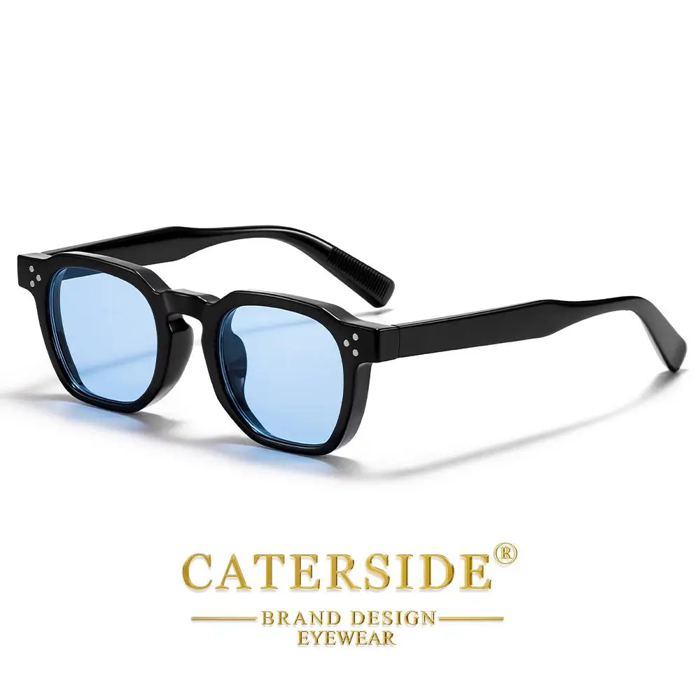 CATERSIDE Neue Herren-Sonnenbrille Markendesign Quadratische Modische Sonnenbrillen Damen Outdoor Reise Party Dekoration Eyewear UV400 – Detail 10