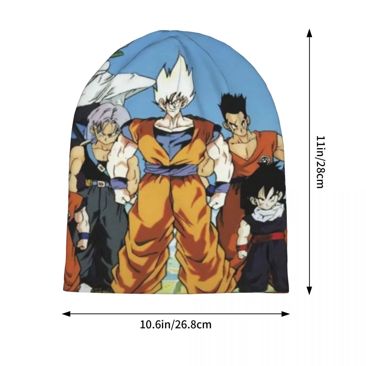 Männer Frauen Slouchy Beanie Hut Dragon Ball Z Dragonball Anime Merch Herbst Winter Weiche Motorhaube Stricken Hüte