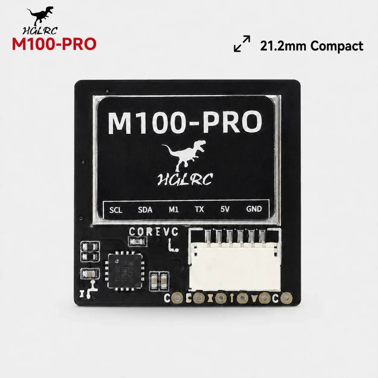 HGLRC M100-PRO GPS Multi GNSS Module B101 QMC5883L Compass 120CH 10Hz UBX for Long Range FPV Drone Lumenier SAM-M10Q Alternative