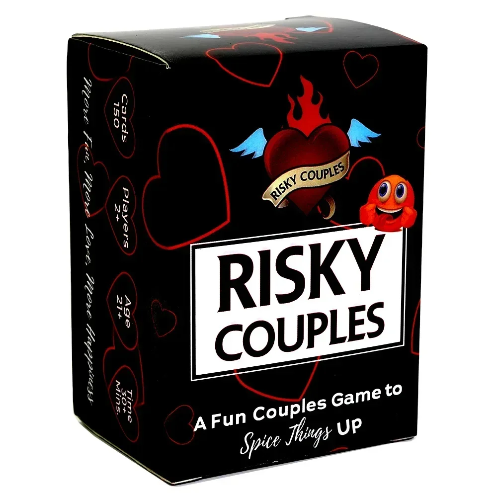 RISKY COUPLES Fun Couples Game for Date Night 150 Spicy Dares Questions for Your Partner Romantic Anniversary Valentines Gifts