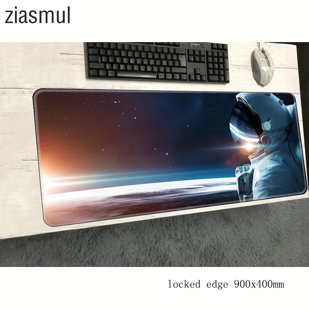 الخيال العلمي رائد الفضاء ماوس الوسادات 900x400x3 مللي متر الوسادة إلى الماوس الكمبيوتر المحمول ماوس الوسادة الألعاب بادماوس ألعاب الكمبيوتر المحمول لوحة المفاتيح الماوس حصيرة
