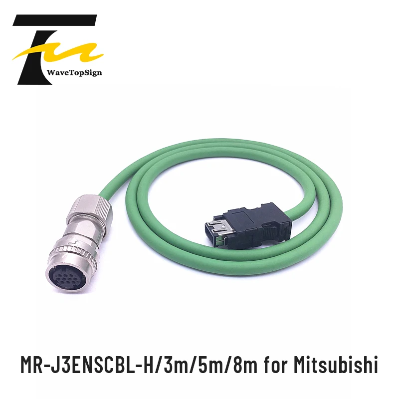 

WaveTopSign Servo Motor High Power Encoder Cable MR-J3ENSCBL-H 3M 5M 8M 10M for Mitsubishi MR-JE J4 J3 Series