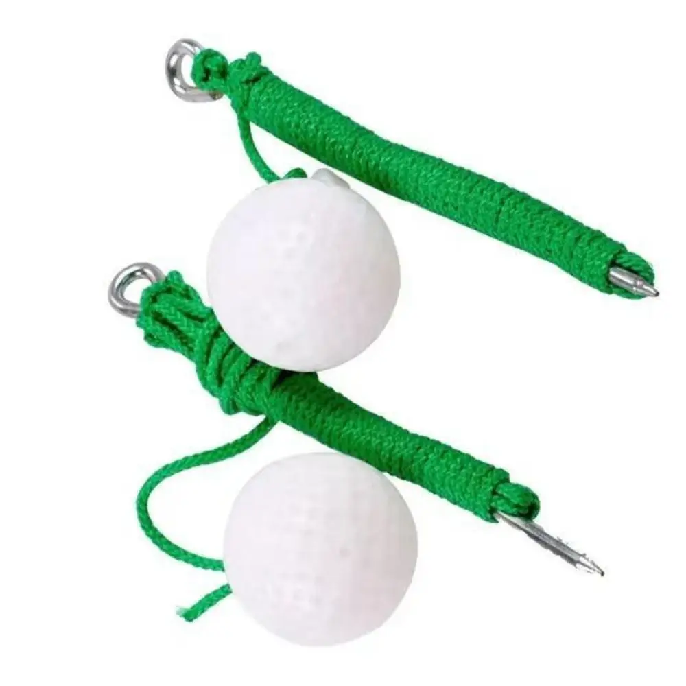 Swing Hit Rope Golf Balls Air Flow Practice Golf Driving Ball Training Aid Indoor Outdoor Training Rope Ball For Beginner