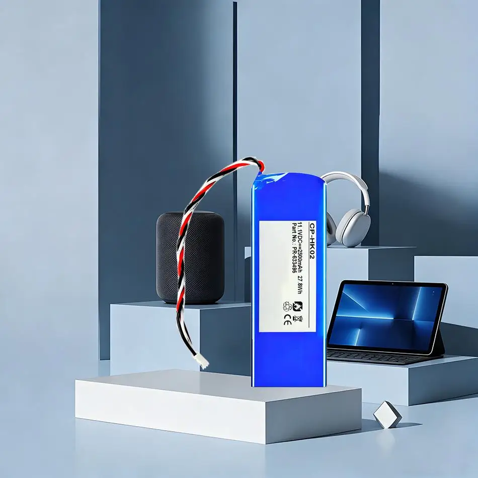 

Lightweight Speaker Battery For Harman Kardon Onyx PR-633496 2500Mah