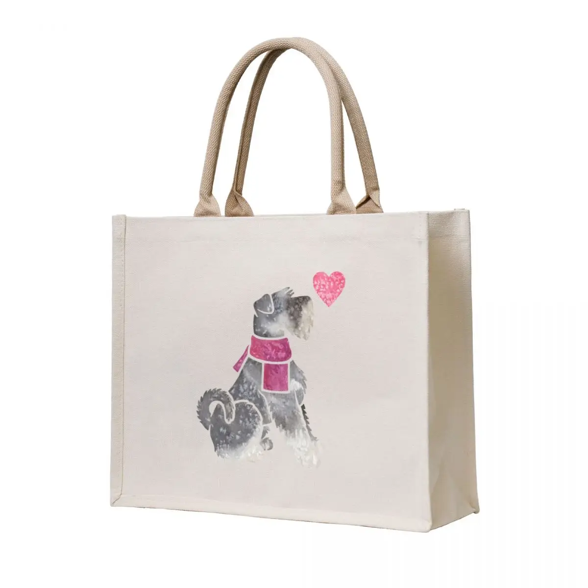 

Watercolour Standard Schnauzer Tote Bag tote bag custom Beach bag Custom Shopper
