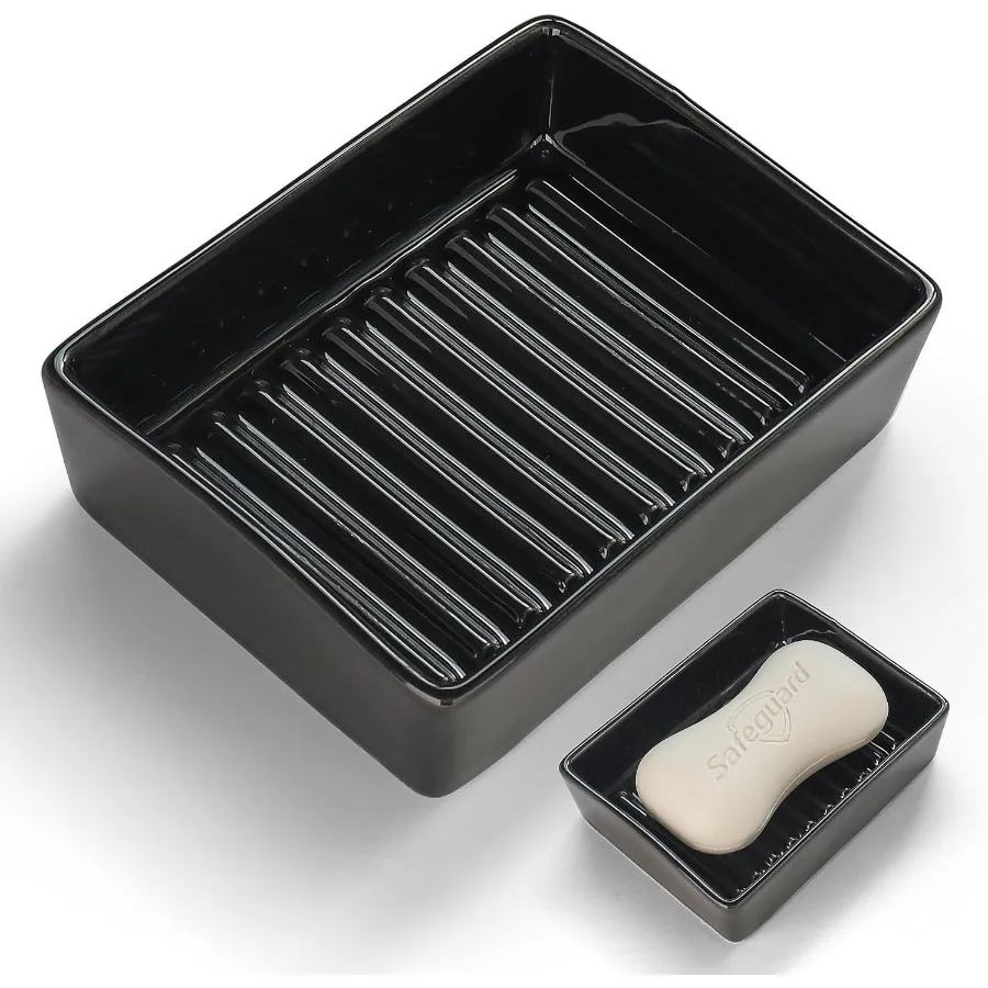 

Мыльница для Sr Прямоугольная керамическая мыльница Классический современный стиль мыльница добавляет красоту и enhaes Премиальный вид из Ба