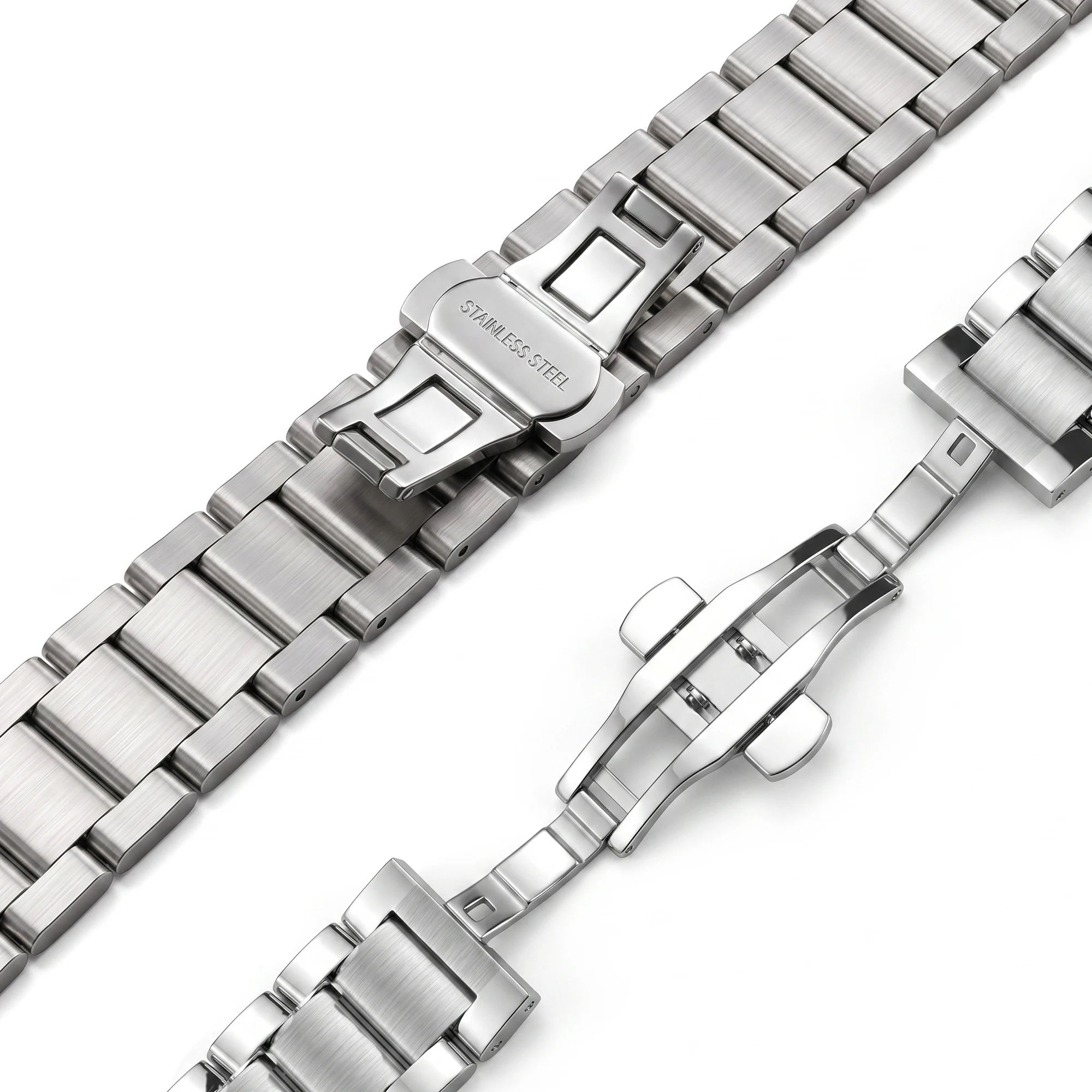 Solide En Acier Inoxydable 316L Bracelets Argent 18mm 20mm 21mm 22mm 23mm 24mm Métal Montre bande Bracelet Poignet Montres Bracelet