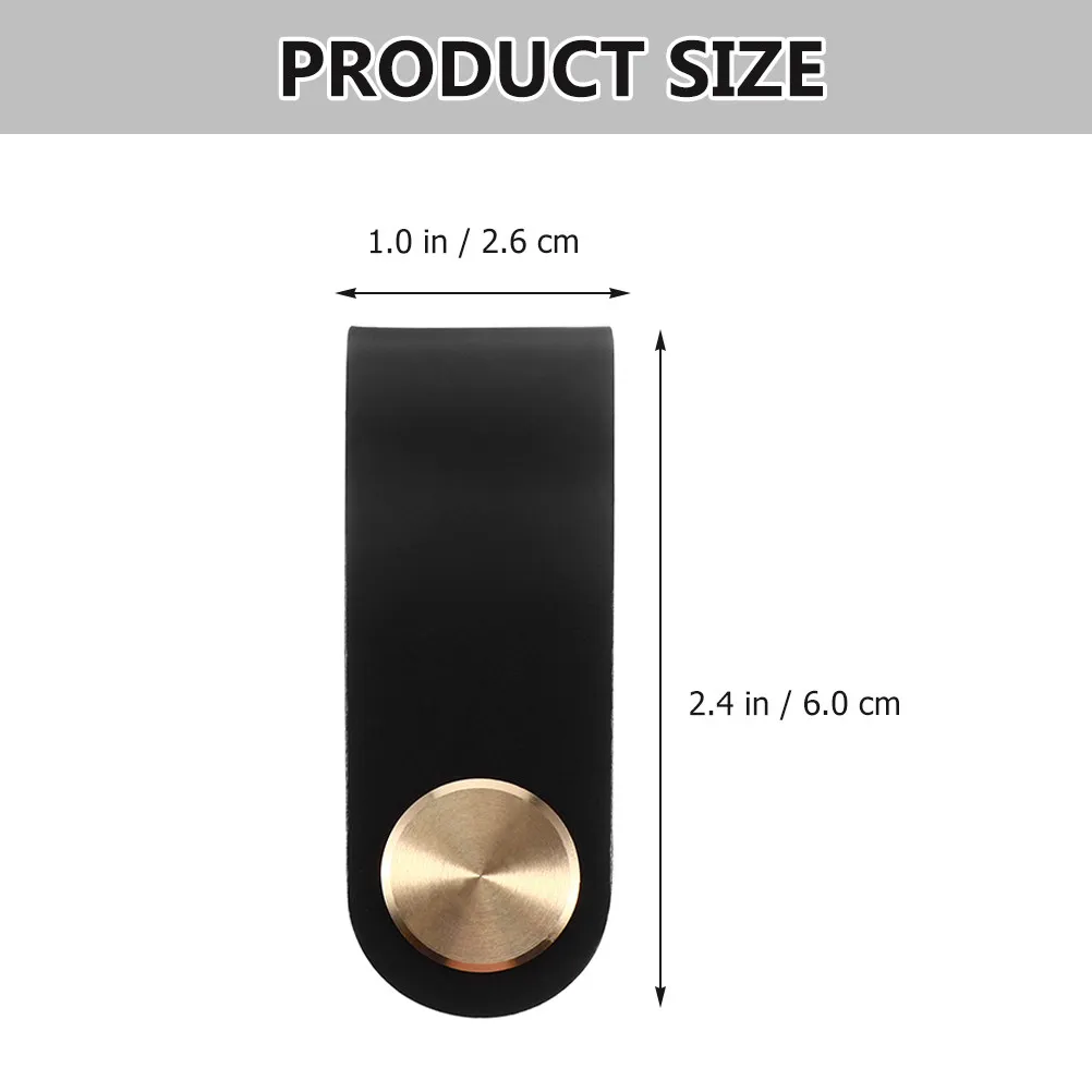 6pcs Cabinet Handle Pu Soft Touch Anti- Resistant Furniture Pull For Kitchen Bathroom Wardrobe Drawer