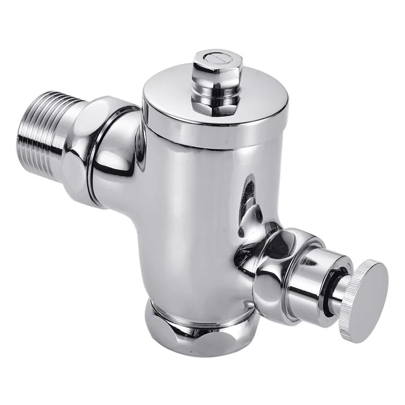 

Full copper shell hand pressed squatting toilet flush valve, toilet flush valve sink squatting pit flush