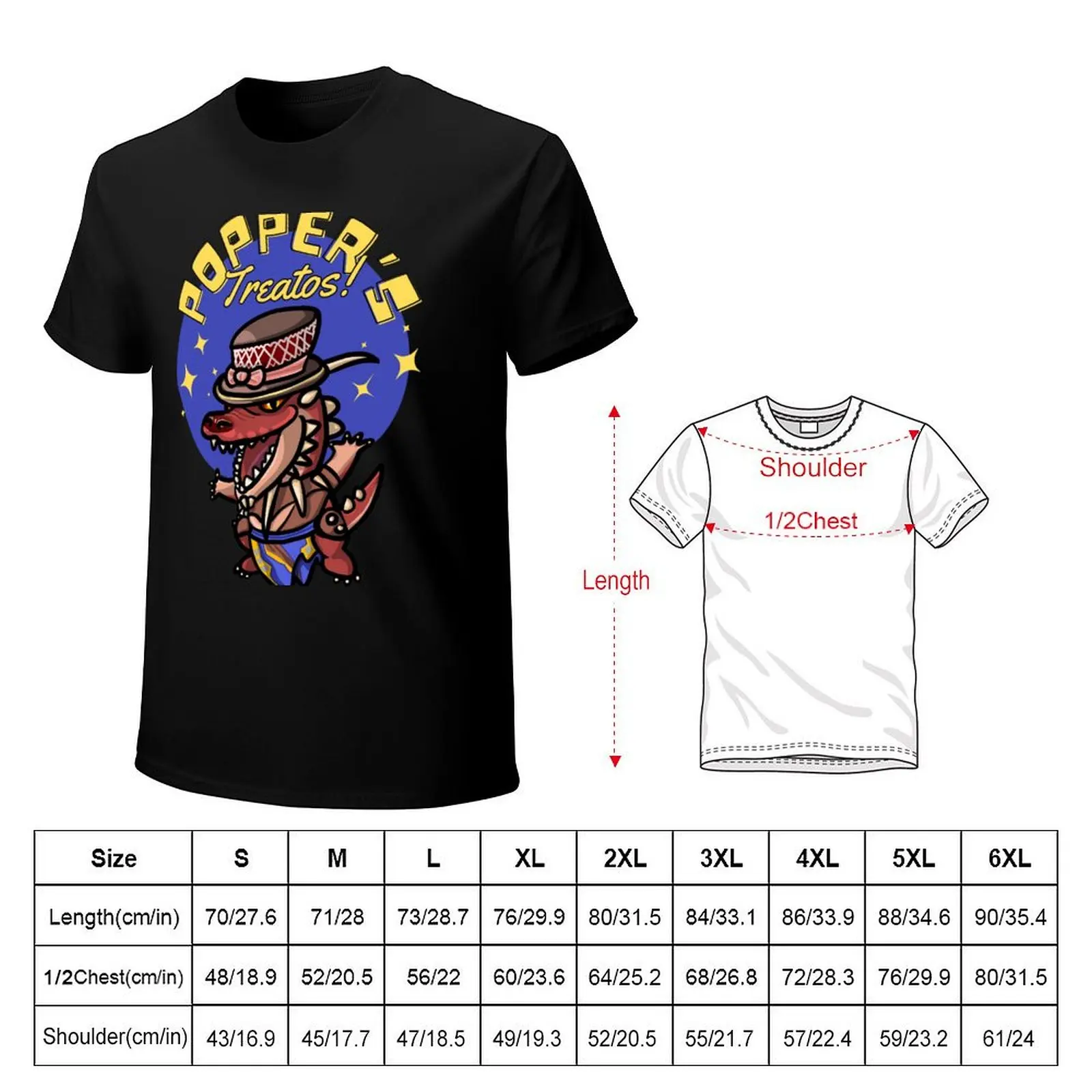 Popper's Treatos! (Popper Sells Good Stuff) T-Shirt t shirt for man 100 percent cotton T-Shirt