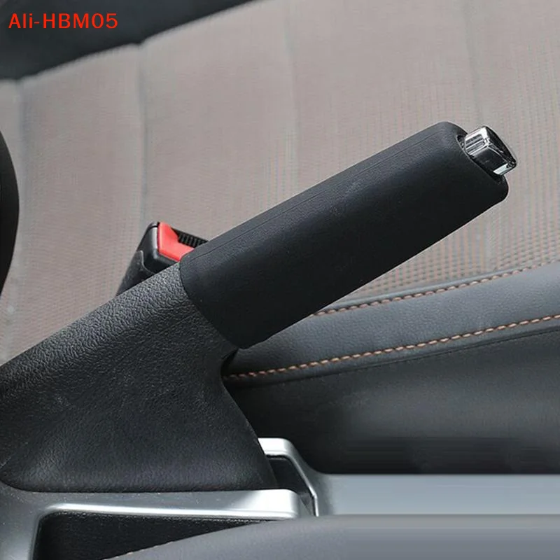 (HB05)Car Auto Universal Silicone Shift Gear Shift Head Knob Cover Handbrake Hand Brake Cover Sleeve Case Skin Protector
