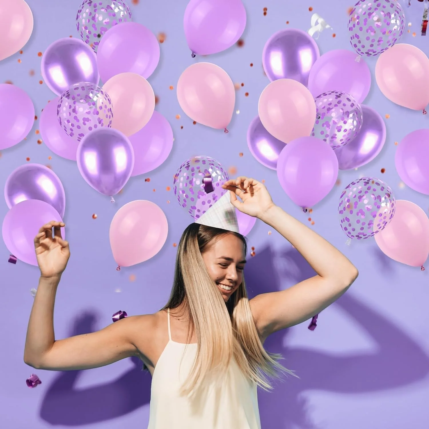 30pcs Purple Balloons Set 12inch Pastel Purple Latex Balloon for Birthday party Decoration Girl Wedding Baby Shower Supplies