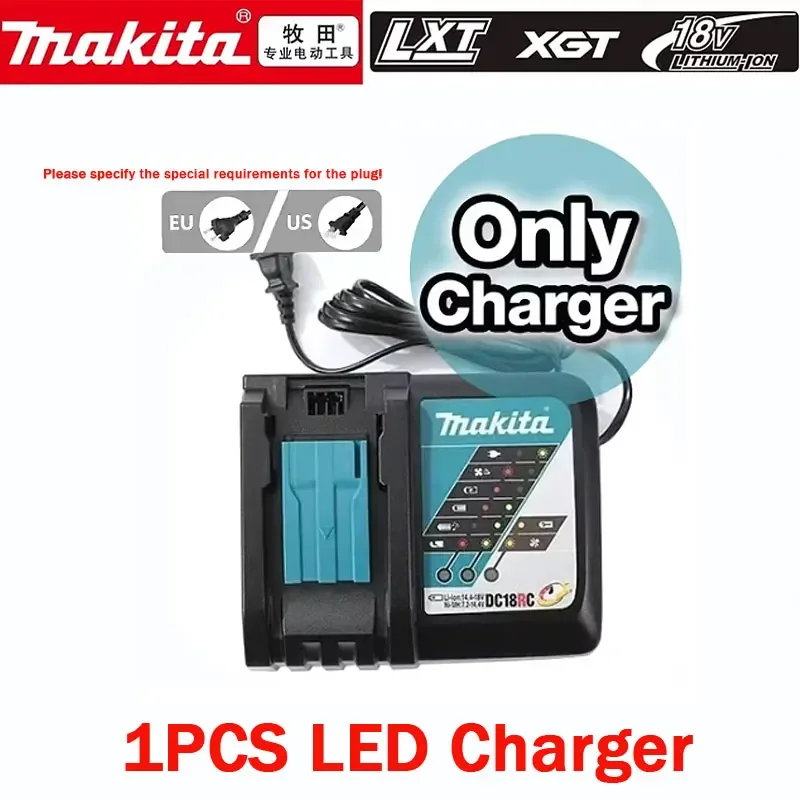 Makita DC18FSO 18V Li-Ion Battery Dual Port Charger Fast Charging for BL1415 BL1430 BL1840 - Original Power Tools Compatible