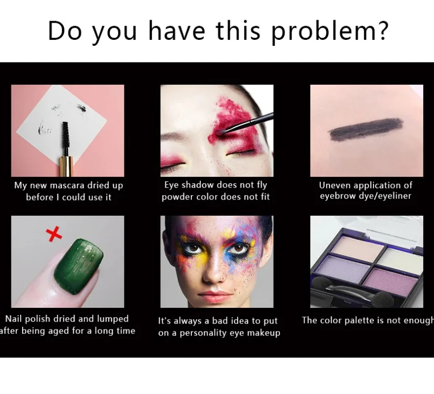 MISS ROSE Transparentny Rozcieńczalnik do Eyelinerów Kremowych, Pudrów, Makijażu, Różu, Olejku do Paznokci, Cieni do Powiek, Rozcieńczalnik do Pigmentów