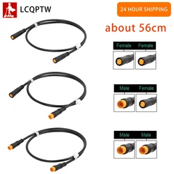 Extension Cable Sensor for BAFANG Electric Bicycle Motor Drive Thumb Throttle Ebike 3 Pin Conversion Female Male Connector Cable
