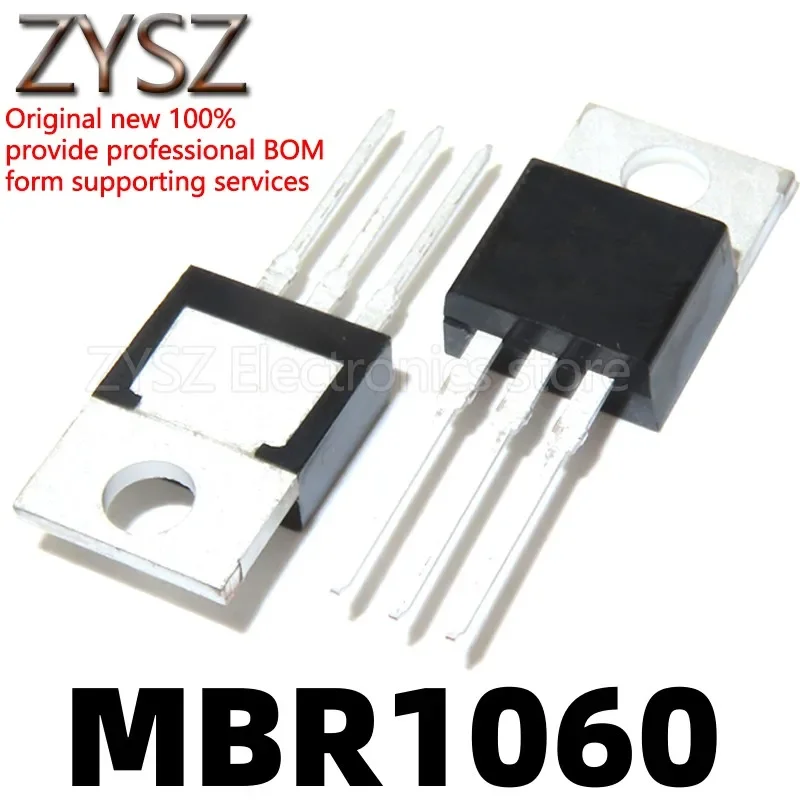 5PCS MBR1060CT Schottky diode 10A60V in-line TO-220