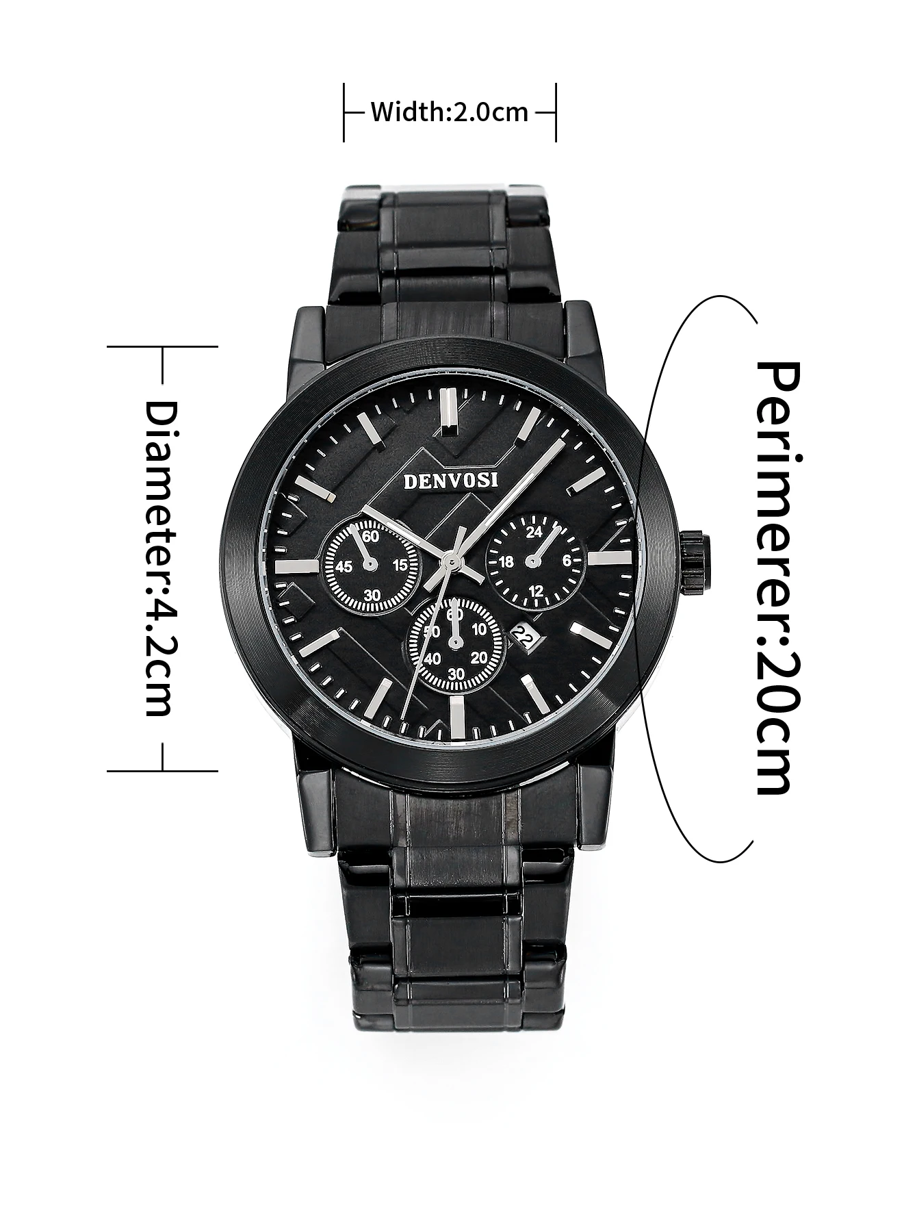 Men\'s quartz watch, Business fasion casual,Stainless steel watches for men