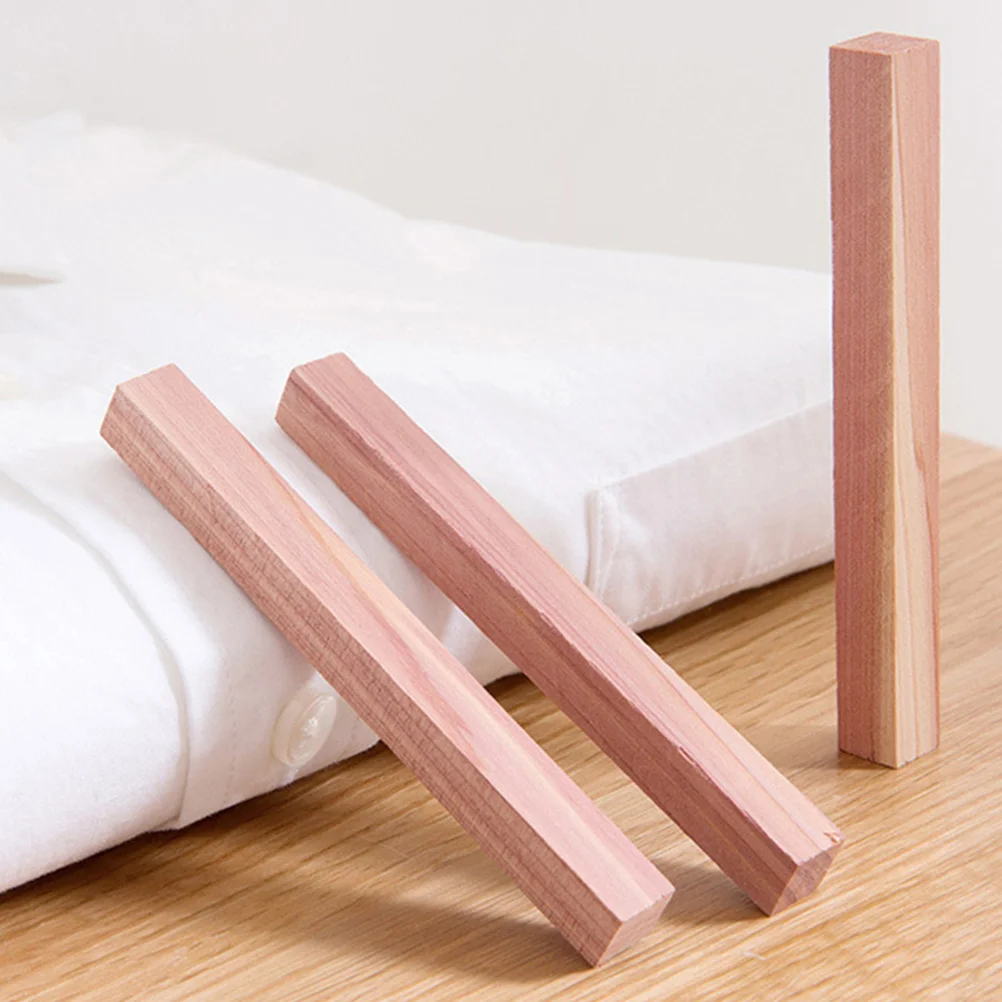 5 قطعة كتل خشب الأرز الطبيعي لخزانة ألواح التخزين درج المعطر كتلة الخشب المعطرة رائحة لسيارة خزانة الملابس #4