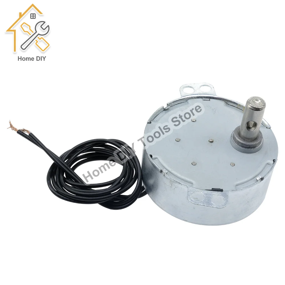 Aexit Synchronmotor 220-240V AC – 0,8-1 U/min, 4W, 7 Mm Welle, CW/CCW, Leise & Stabil